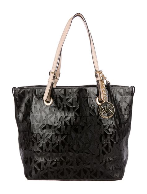 michael kors patent handbags